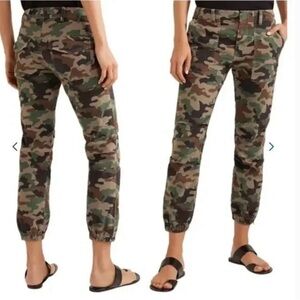 Nili Lotan Camouflage Ankle Pants